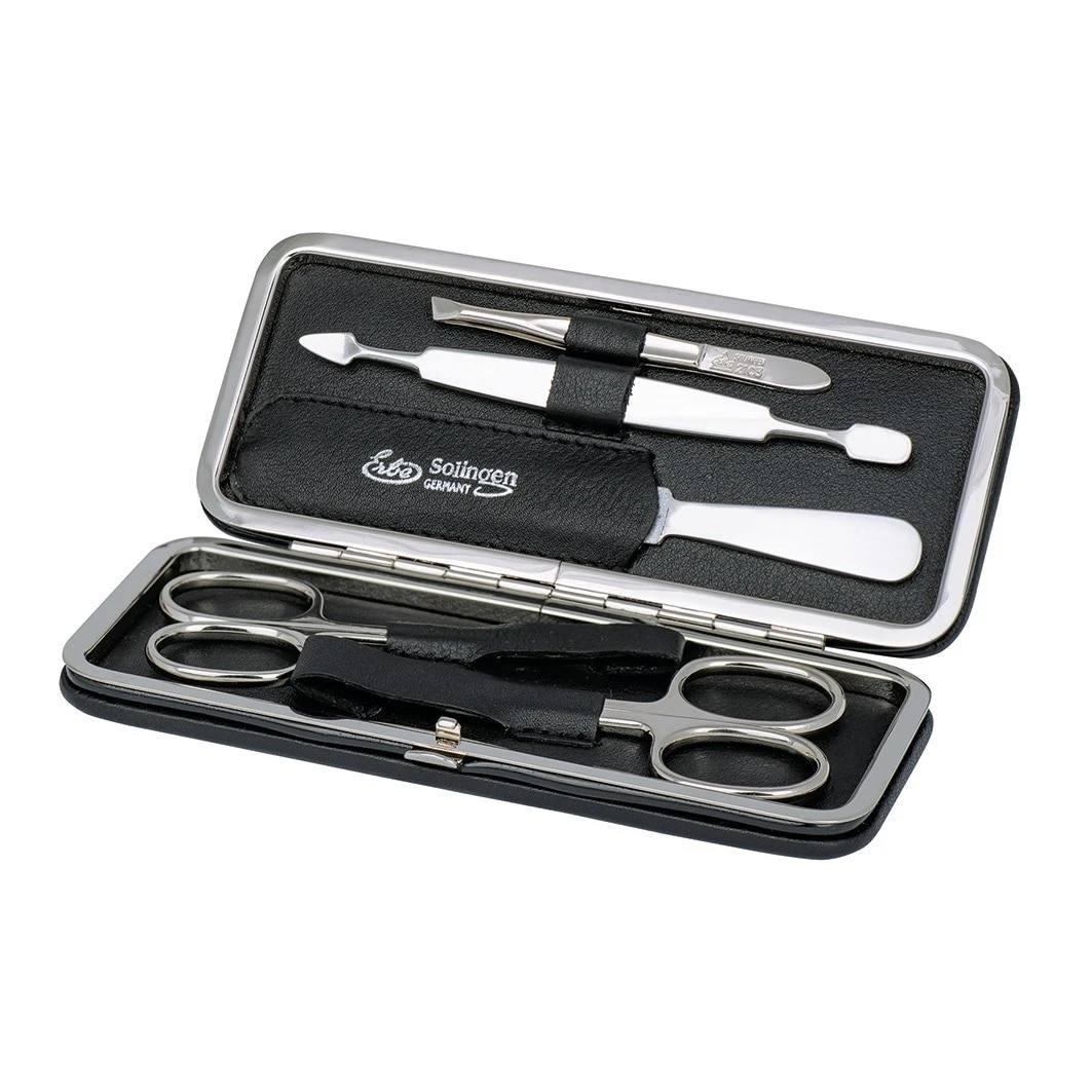 Manicure Clip-Top Case Range "Siena", Black, 5 Pcs. 3 Manicure Clip-Top Case Range "Siena", Black, 5 Pcs.