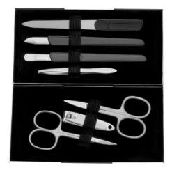"Magic Box" Manicure Case, Silver Mat, 7 Pcs.