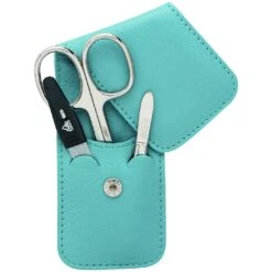Manicure Pocket Case Range "Siena", Ocean Blue, 3 Pcs.