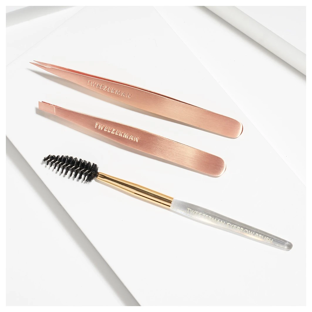 Tweezerman Rose Gold Petite Tweezer Set 4 Tweezerman Rose Gold Petite Tweezer Set - Afbeelding 2