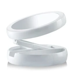 Uniq Opvouwbare Make-upspiegel Met LED-licht En 10 Keer Vergroting -ArtDéco || Benefit || Bobbi Brown Winkel https media prod eu 1.mirakl.net SOURCE 27b7b635b6034a2e8dcf07546275c2cb