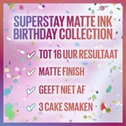 Maybelline SuperStay Matte Ink Lipstick 15 Maybelline SuperStay Matte Ink Lipstick -ArtDéco || Benefit || Bobbi Brown Winkel kahlT51005412 6 dgl NL